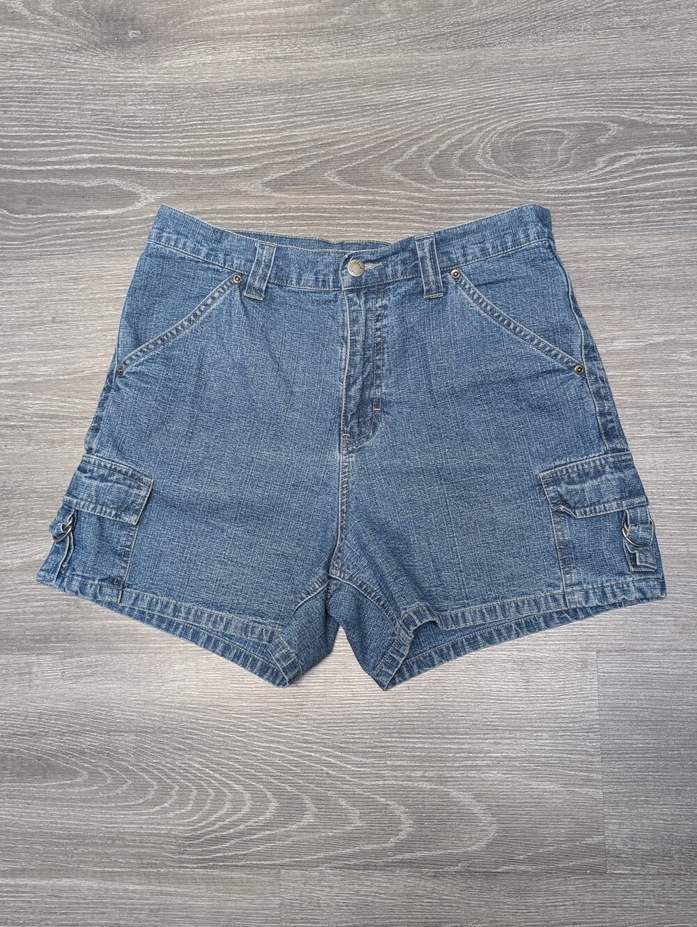LEE | vintage riveted by Lee highrise utility shorts